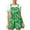 Green independence day dresses for women, variant on Wenini Women'S Jumpsuits, Rompers & Overalls Square Neck Sleeveless Short Floral Print Summer Pants Casual Adjustable Wide Leg Button Jumpsuits Green s