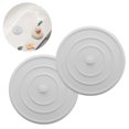 thumbnail image 3 of 2pcs Tub Stopper Large Rubber Sink Drain Stopper Flat Round Bathtub Drain Cover Hair Catcher Bathtub Plug for Kitchen Bathroom, 3 of 4