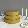 thumbnail image 2 of BalsaCircle 12" Gold Round Metal Pedestal Cake Stand with Rhinestones Party Display Dessert Riser Pedestal, 2 of 8