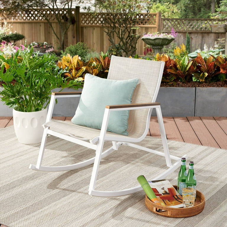 Better homes and best sale gardens white rocking chair