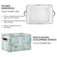 thumbnail image 2 of Yayeee Canvas Storage Basket with Handles for Shelves Fabric Bins Closet Organizer, Floral Easter, 2 of 8