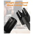 thumbnail image 3 of Plug Cutter, 8Pcs Wood Plug Cutters Drill Bit Set with 1/4 Hex Shank, Straight and Tapered Taper Cutting Tool, 3 of 5