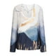 thumbnail image 5 of Sudadera Para Mujer Sudaderas Gráficas Vintage Casual Cuello en V Impreso Suéter de Manga Larga Camiseta Top Odeerbi ODB172882, 5 of 6