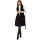 thumbnail image 5 of Abrigo diseño chaleco Roman Fashion 2140 Negro CH, 5 of 5