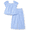 Rally Blue, variant on Toddler Girls' Striped Top and Wide Leg Pants Set, 2-Piece, Sizes 12M-5T
