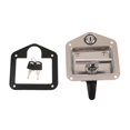 thumbnail image 2 of Almencla Toolbox Lock Stainless Steel Door Hanger RV Latch Handle Weld Screw Paddle Key, 2 of 8