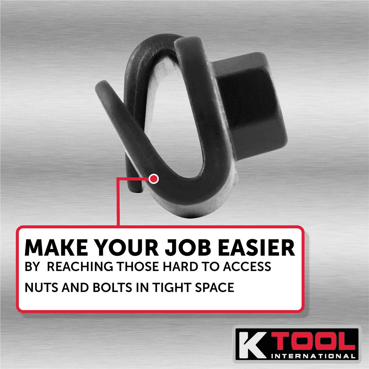 K Tool 49403 Universal Wrench Extender, 1/2 Inch/21mm Hex Drive