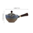 thumbnail image 2 of Tetera china giratoria de cerámica con rotación de 360 grados, tetera decorativa., 2 of 3