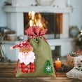 thumbnail image 5 of Nrmvnmi Drawstring Christmas Bags, 3D Xmas Gift Bags, Christmas Wrapping Bags, Xmas Goodie Bags, Red Treat Pouch Bags, Sack Stockings, Party Favor Bags, 8 x 11in, 8 x 12in, 5 of 6