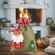 thumbnail image 5 of Adornos navideños, adornos navideños, regalos navideños Bolsa de regalo de Navidad Bolsa de regalo de lino tridimensional Estilo anciano Estilo muñeco de nieve Bolsa de regalo de lino Productos de lin, 5 of 6