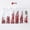 Bright Red, variant on Rhinestone Bottoming Drill 6 Grid Nail Jewelry DIY Stick-on Crystals Material