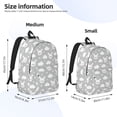 thumbnail image 2 of Fotbe Rabbit And Cloud Mochila de Lona con Estampado, Mochila Duradera, Mochila Versátil de Alta Calidad, Mochila Compacta Vintage-Small, 2 of 5