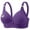 Purple bras for women, variant on ATOYSOY Comfortable Wireless Everyday Bras for Women Push Up Sport Bras Fashion Straps Soft Comfy Bralettes Underwear (Black,36)