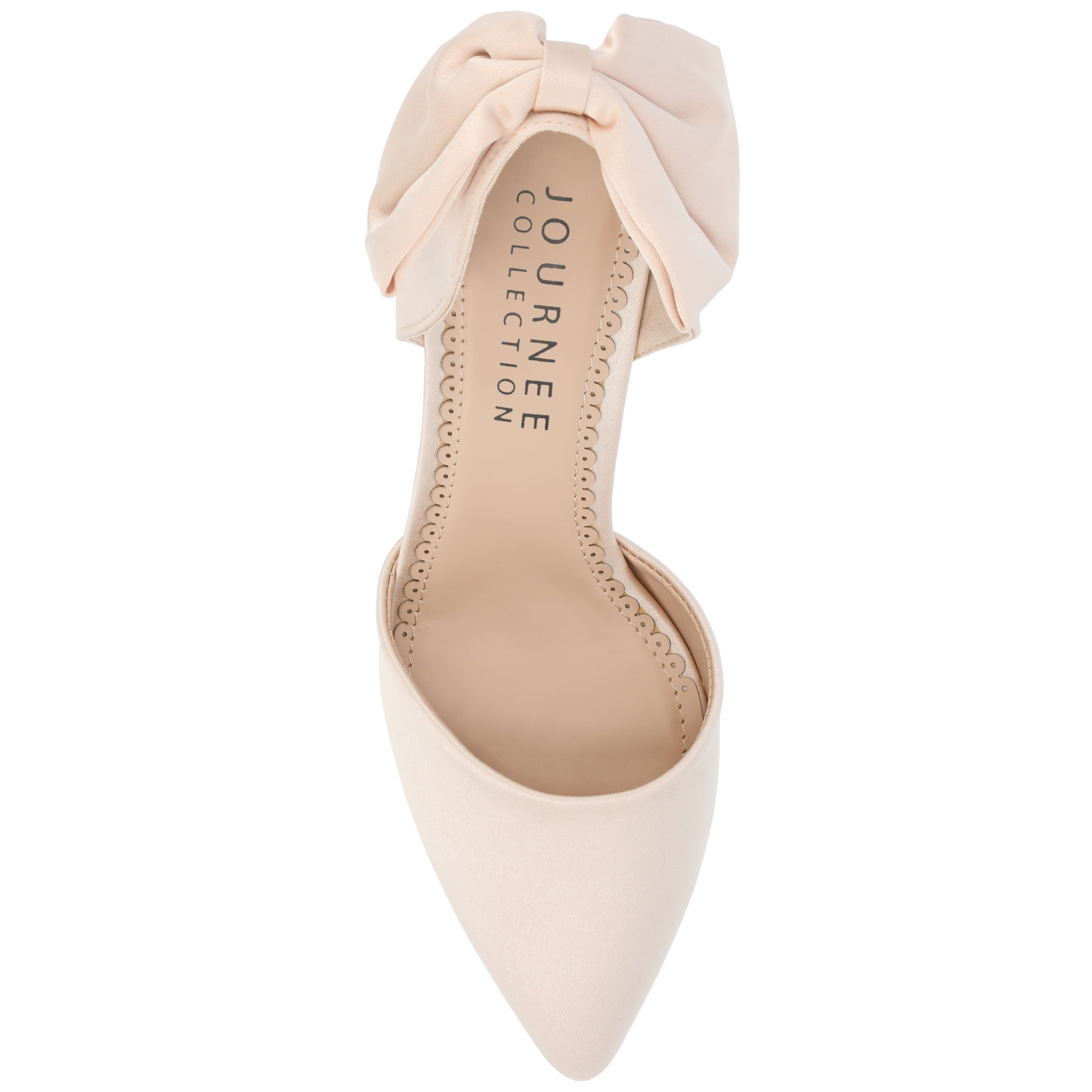 Journee Womens Tanzi Pointed Toe Mid Heel Evening Pumps