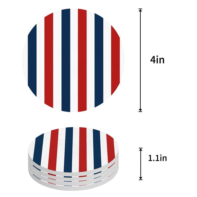 RYLABLUE Perroquet Ensemble de 8 Coaster Rond pour les Boissons, Absorbant en Céramique Coasters en Pierre Tapis de Tasse avec Base en Liège pour la Maison Cuisine Salle Table Basse Bar Décor