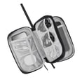 thumbnail image 2 of Unique Bargains Electronic Organizer Cable Double Layers Portable Pouch Black Large, 2 of 6