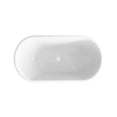 thumbnail image 6 of Elegant Kitchen & Bath BT30359GW-WHT 59 in. Bathtub with Polished White Trim - Glossy White, 6 of 8