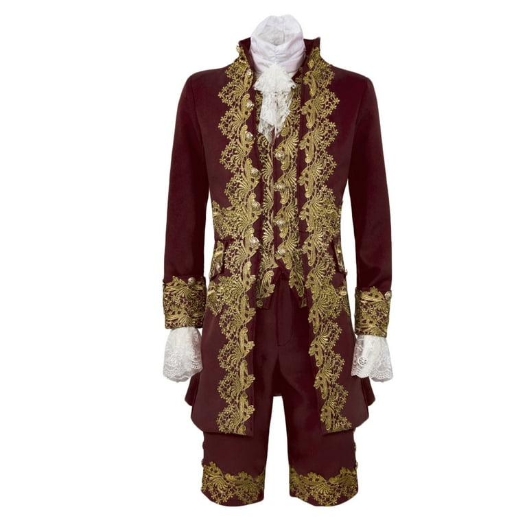 Aipewai Men Clothes-Clearance Men's's Gold Flower Gowns European Style  Palace Prince Performance Clothing Suit Medieval Renaissance Clothing Set -  Walmart.com