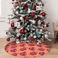 thumbnail image 5 of Yiaed Cartoon Meat Print Christmas Tree Skirt , Tree SkirtsTree Mat for Christmas Winter Holiday Indoor Decorations-36", 5 of 7