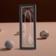 thumbnail image 5 of Caja de sombra con marco flotante 3D, vitrina para monedas, vitrina de joyería, 23x9cm (negro), 5 of 8