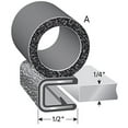 thumbnail image 2 of Trim-Lok Trim Seal With Side Bulb - Fits 1/4 Edge 3/4 Bulb Seal Diameter 25 Length - Pvc Plastic Trim With Epdm Rubber Seal Easy To Install For Cars Boats Rvs Trucks And Home Applications, 2 of 5