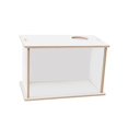 thumbnail image 4 of Caja de excavación para hámster, caseta visible, cama de descanso, baño de arena para hámster, caja, jaula, ducha 25cmx15cmx15cm, 4 of 9