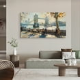 thumbnail image 3 of London Landscape Painting Abstract Wall Art Tower Bridge Wall Decor Framed Canvas Wall Art For Home Decoration, 3 of 7