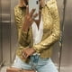 thumbnail image 3 of Cárdigan de mujer de manga larga con lentejuelas brillantes, chaqueta informal con frente abierto para mujer, 3 of 4