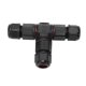 thumbnail image 1 of Conector de cable de 3 vías 380V 25A IP68 Tipo de engarzado de tornillo impermeable para cable de 6 a 12 mm² para aviación naval de 2 pines, 1 of 5
