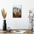 thumbnail image 2 of Elephant Stock Neuschwanstein Castle Grounds Wall Art - Vertical Canvas Wall Art - Living Room Wall Decor - Architecture Canvas - Beige And Brown Decor - 8" x 12", 2 of 8