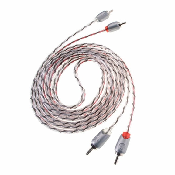Memphis Audio ETP-12 12 ft. 2-Channel RCA Interconnect Cable for Car Audio