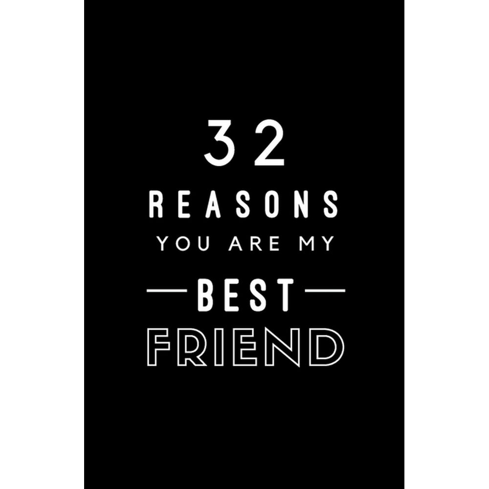 32 Reasons You Are My Best Friend Fill In Prompted Memory Book