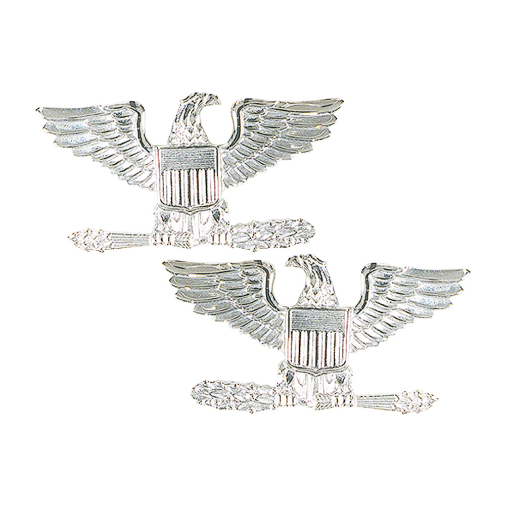 Field Officer Small Pair 0-6 Colonel USMC Collar Device