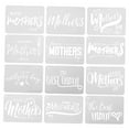 thumbnail image 5 of LITINKIMI Hollow Out Stencils Crafts Reusable White 12Pcs For Children Parents Diy Graffiti, 5 of 8