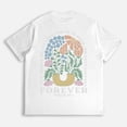 thumbnail image 3 of Christian Floral Psalm 136:1 Shirt – Women’s 'Give Thanks' Short Sleeve Tee, 3 of 6