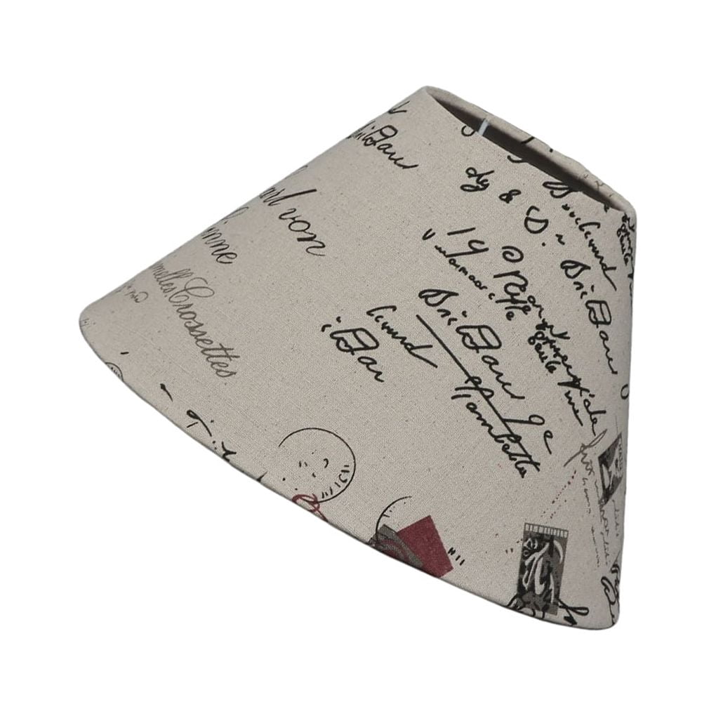 letairis Abat-Jour en Lin E27 Lustre Couverture Décorative Table Style Marine Tissu