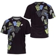 thumbnail image 3 of Camisetas de baloncesto de verano para hombre con estampado de rayas Quick Strike, de secado rápido, de manga corta, uniforme de fútbol para entrenamiento de clubes, 3 of 5