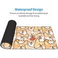 thumbnail image 4 of Happy Funny Corgi Large Mouse Pad for Desk XL Gaming Mouse Pad 31.5x11.8in Extended Desk Mat Non-Slip Base Desk Pad with Stitched Edge Computer Keyboard Mouse Mat Gaming Mousepad for Home Office, 4 of 6