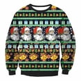 thumbnail image 2 of Sudadera de Navidad de manga larga informal suelta con estampado de cuello redondo para mujer Pompotops gfhjh3820, 2 of 2