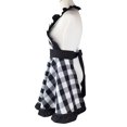 thumbnail image 6 of Lovely Apron for Women, Cute Swing Checkered Apron Kitchen Cooking Oil-proof Aprons Adjustable Salon Apron for Baking Gardening, 6 of 7