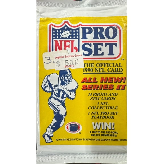 1990 Pro Set Series 2 Football Pack