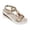 Khaki, variant on Women Platform Wedge Sandals Bohemia Elastic Strap Open Toe Beach