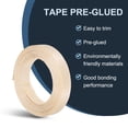 thumbnail image 4 of Uxcell Edge Banding, Wood Veneer Tape Pre-glued Flexible Plywood Edge Banding with Hot Melt Adhesive for Furniture Restoration Birch 3/4 inch x 25ft, 4 of 7