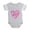 Heather Gray, variant on CafePress - Peace Hear_Pkt - Cute Infant Baby Football Bodysuit