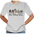 thumbnail image 3 of Four Parks One Mouse Shirt, Animal Kingdom Epcot Magic Kingdom Vacation Shirt Casual Unisex Short Sleeve (US, Alpha, XX-Large, Regular, Regular, Gray), 3 of 5