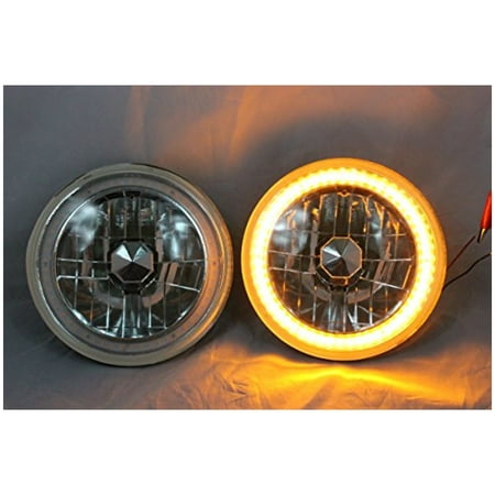 Blue Halo Projector Headlights 1969-1974 Chevy G20 Van 7
