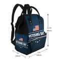 thumbnail image 2 of Defioc Happy Veterans Day for Baby Diaper Bag Backpack - Baby Bag for Boys & Girls - Diaper Backpack - Large Travel Diaper Bags- Baby Registry Search & Shower Gifts, 2 of 5