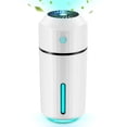 thumbnail image 1 of Humidificador de aire ultrasónico para el hogar Humidificador silencioso para bebés de 320 ml Funcionamiento de 35 ml / h con boquilla difusora Agua del grifo y agua destilada Ideal para la JFHHH pequeña, 1 of 4