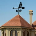 thumbnail image 6 of jicheng Metal Weathervane Decorative Iron Art Ornament for Outdoor Yard Garden Decor Helmsman, 6 of 9