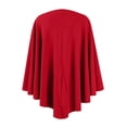 thumbnail image 3 of Lumtrix Shawl Wraps For Women Elegant 2026 Spring Fall Knitted Shawls And Wrap Cape Shoulder Top Sweater Shawl Scarf Red One Size, 3 of 3